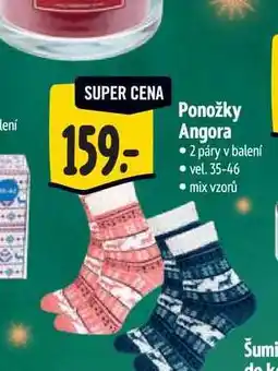 Albert Ponožky Angora 2 páry v balení vel. 35-46 nabídka