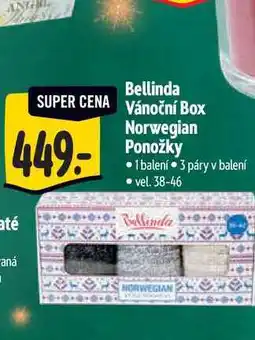Albert Bellinda Vánoční Box Norwegian Ponožky 1 balení 3 páry nabídka