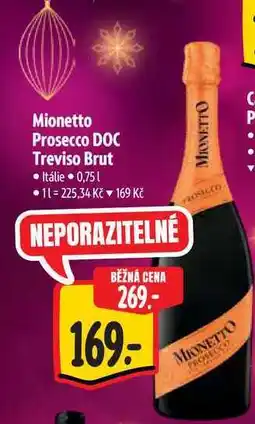 Albert Mionetto Prosecco DOC Treviso Brut 0,75 l nabídka