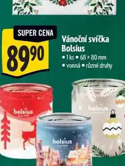 Albert Vánoční svíčka Bolsius 1 ks 68 × 80 mm nabídka