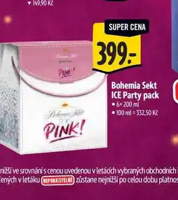 Albert Bohemia Sekt ICE Party pack 6x 200 ml nabídka