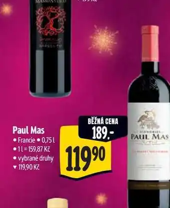 Albert Paul Mas 0,75 l nabídka