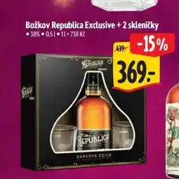 Albert Božkov Republica Exclusive 0,5 l+ 2 skleničky nabídka