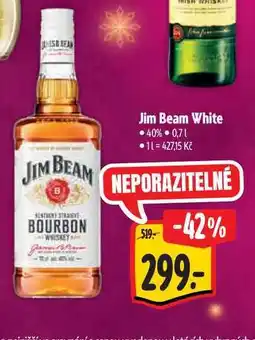 Albert Jim Beam White 40% 0,71 nabídka