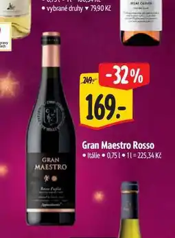 Albert Gran Maestro Rosso 0,75 l nabídka