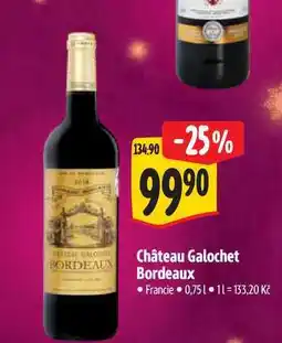 Albert Château Galochet Bordeaux 0,75 l nabídka