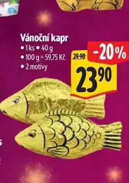 Albert Vánoční kapr 1ks 40 g nabídka