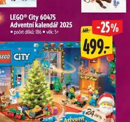 Albert LEGO City 60475 Adventní kalendář 2025 nabídka
