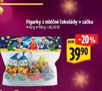 Albert Figurky z mléčné čokolády v sáčku 60 g nabídka