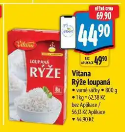 Albert Vitana Rýže loupaná varné sáčky 800 g nabídka