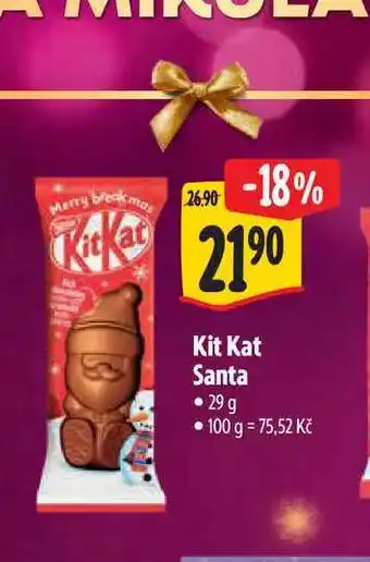 Albert Kit Kat Santa 29 g nabídka