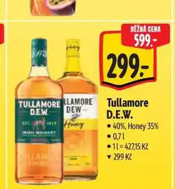 Albert Tullamore D.E.W. 40%, Honey 35% 0,7 l nabídka