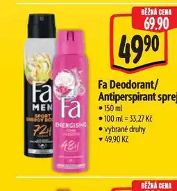 Albert Fa Deodorant/ Antiperspirant sprej 150 ml nabídka
