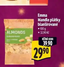 Albert Emma Mandle plátky blanšírované 100 g nabídka