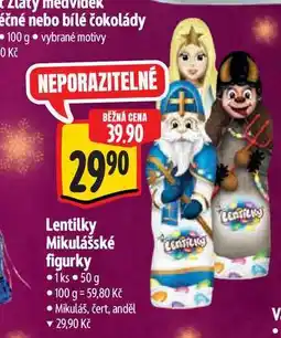 Albert Lentilky Mikulášské figurky 1ks 50 g nabídka