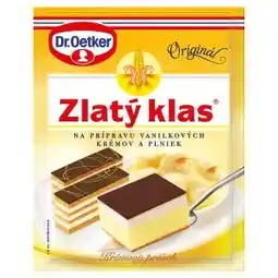 Tesco Dr. Oetker Zlatý klas na přípravu krémů a náplní 40g nabídka