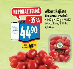 Albert Albert Rajčata červená oválná 500 g nabídka