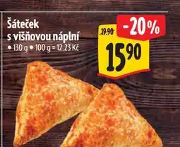 Albert Šáteček s višňovou náplní 130 g nabídka