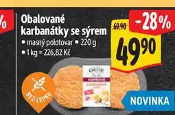 Albert Obalované karbanátky se sýrem 220 g nabídka