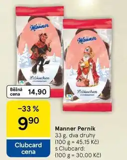 Tesco Manner Perník, 33 g nabídka