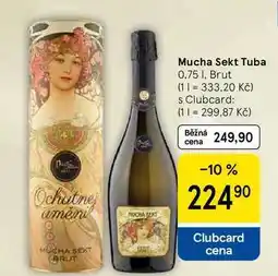 Tesco Mucha Sekt Tuba, 0.75 l nabídka