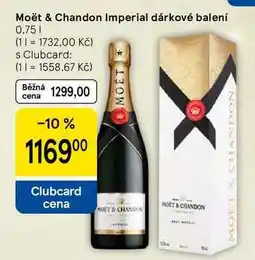 Tesco Moët & Chandon Imperial dárkové balení, 0.75 l nabídka
