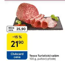 Tesco Tesco Turistický salám, 100 g nabídka