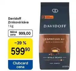 Tesco Davidoff Zrnková káva, 1 kg nabídka