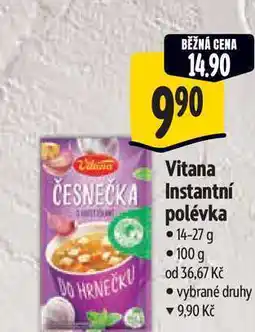 Albert Vitana Instantní polévka 14-27 g nabídka