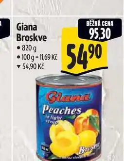 Albert Giana Broskve .820 g nabídka