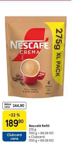 Tesco Nescafé Refill, 275 g nabídka