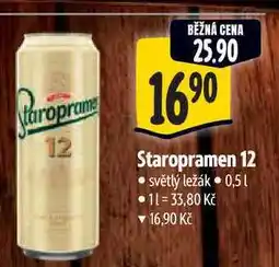 Albert Staropramen 12 0,5 l nabídka
