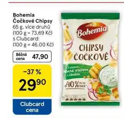 Tesco Bohemia Čočkové Chipsy, 65 g, více druhů nabídka