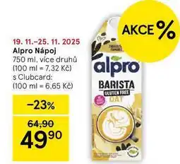 Tesco Alpro Nápoj, 750 ml, více druhů nabídka