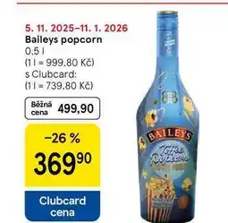 Tesco Baileys popcorn 0,5 l nabídka