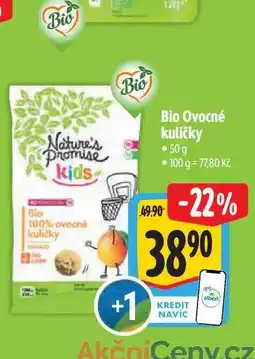 Albert Bio Ovocné kuličky 50 g nabídka