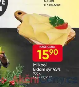 Hruška Milkpol Eidam sýr 45% 100 g nabídka