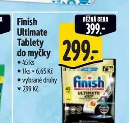 Albert Finish Ultimate Tablety do myčky 45 ks nabídka