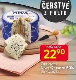 Hruška NOtinoves Niva sýr extra 50% 100g nabídka