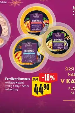 Albert Excellent Hummus 180 g nabídka