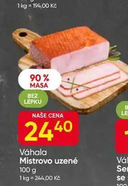 Hruška Váhala Mistrovo uzené 100 g nabídka