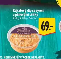 Albert Rajčatový dip se sýrem a piniovými oříšky 90 g nabídka