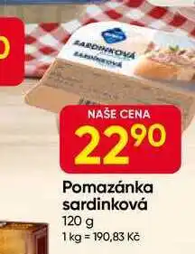 Hruška Pomazánka sardinková 120 g nabídka