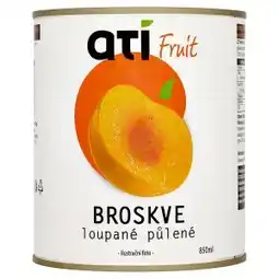Hruška Ati Fruit broskve loupané půlené 850ml nabídka