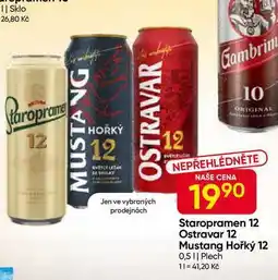 Hruška Ostravar 12 0,5l Plech nabídka
