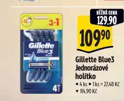 Albert Gillette Blue3 Jednorázové holítko 4 ks nabídka
