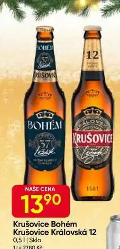 Hruška Krušovice královská 12° 0,5l nabídka