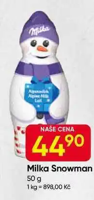 Hruška Milka Snowman 50 g nabídka
