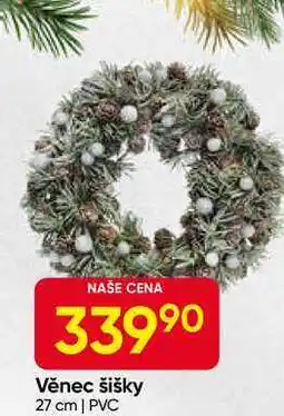 Hruška Věnec šišky 27 cm | PVC nabídka