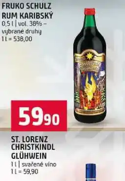 Terno ST. LORENZ CHRISTKINDL GLÜHWEIN 1 l nabídka